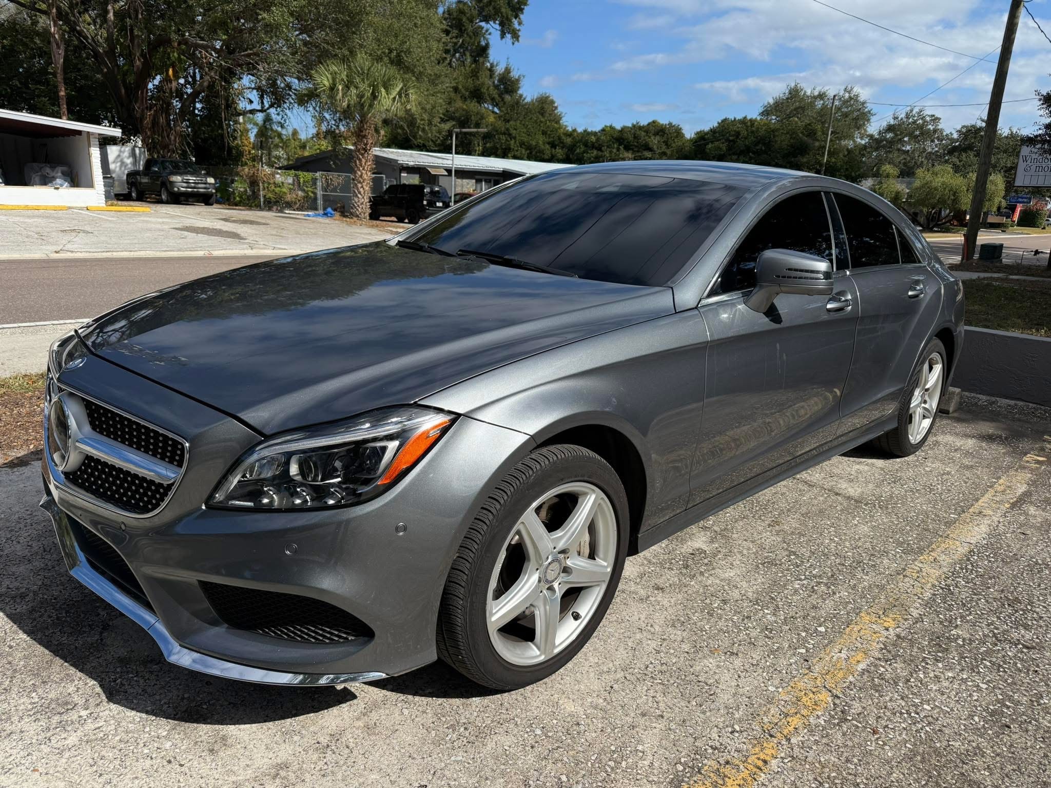 Gray Mercedes-Benz Tint