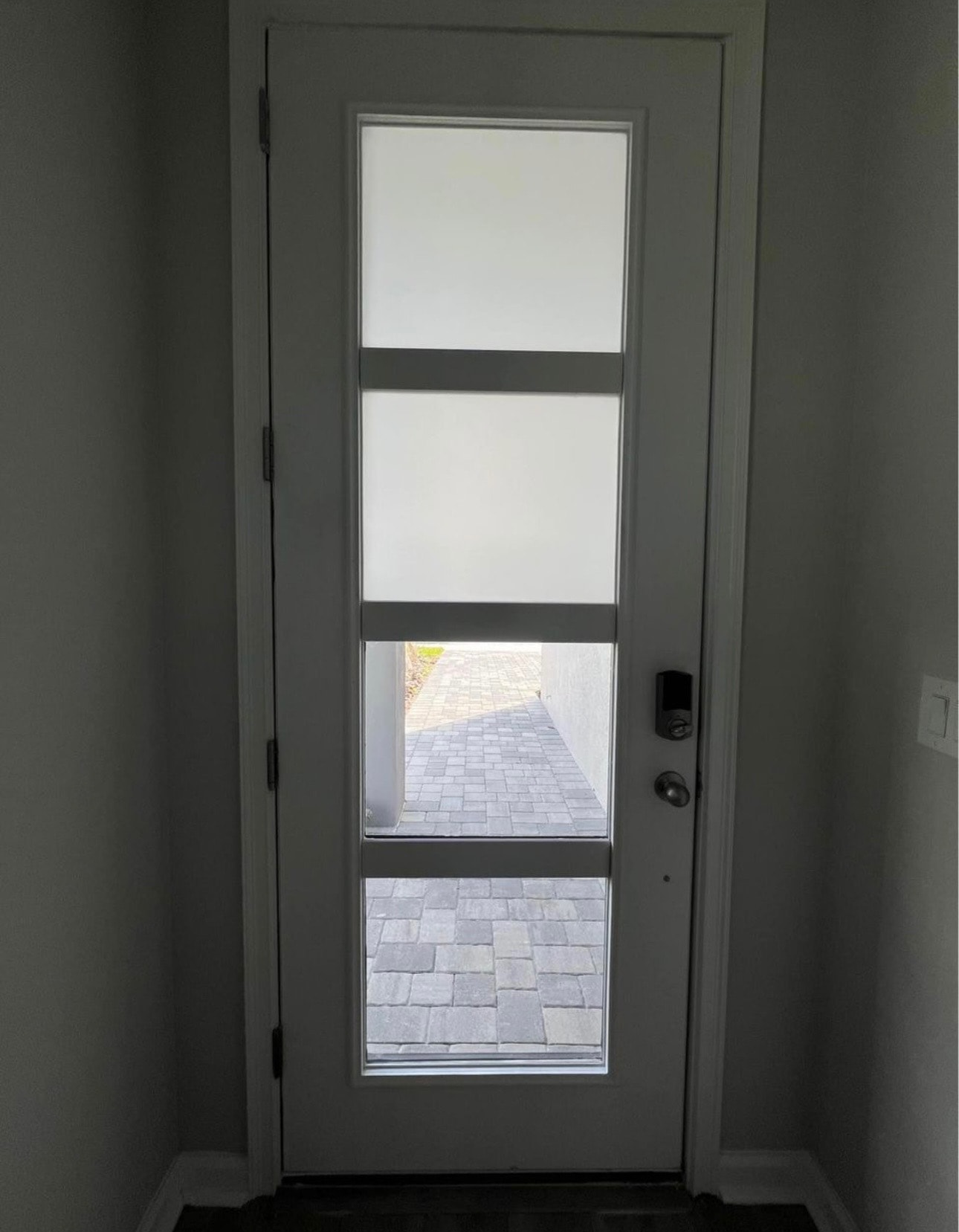 Entry Door Privacy Film